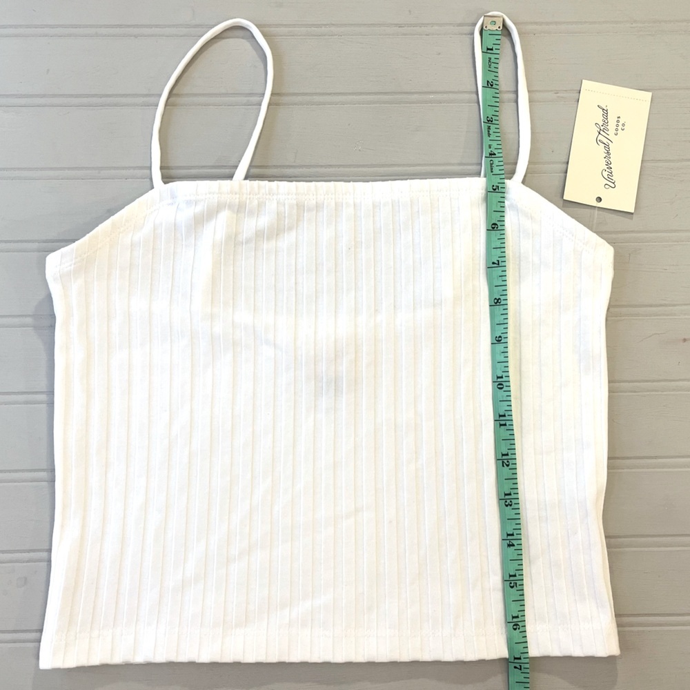 Universal Thread White Ribbed Tank Top - Picture 7 of 11